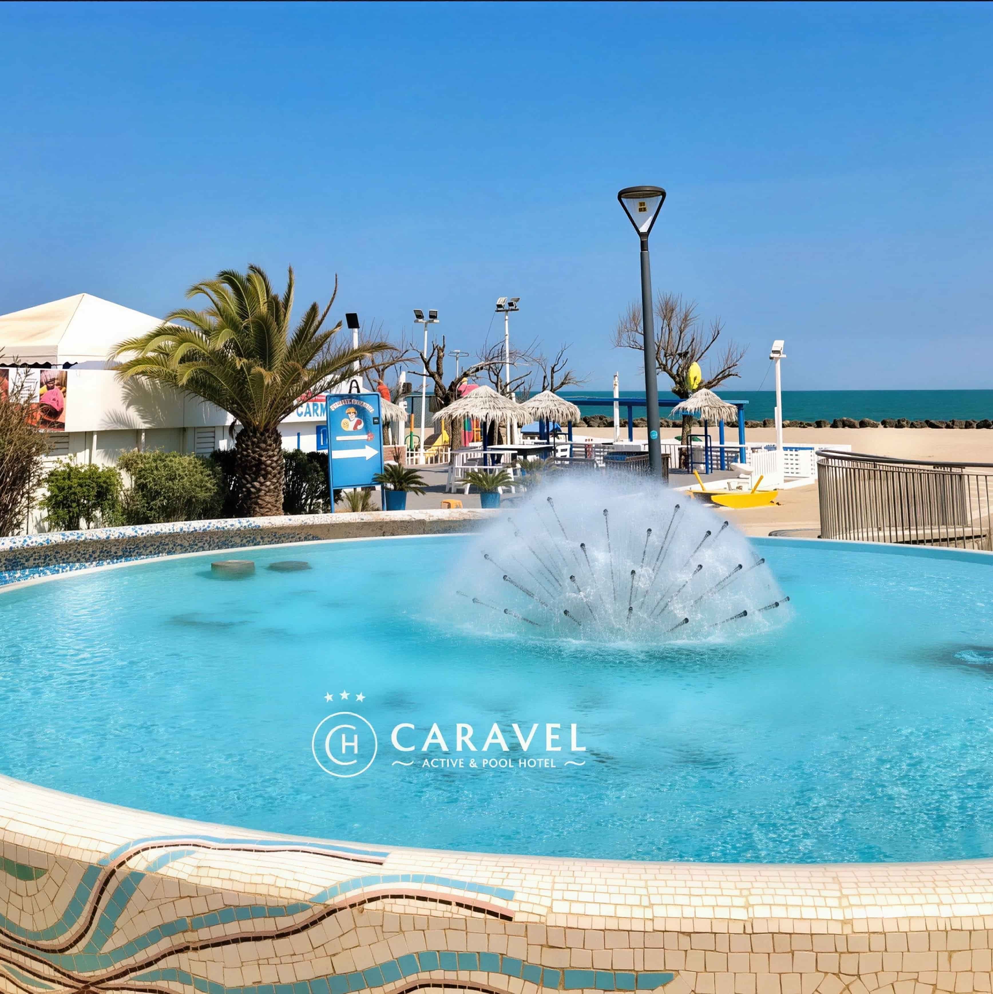 Fontana vicino all’Hotel Caravel B&B di Misano Adriatico, a pochi passi dal mare